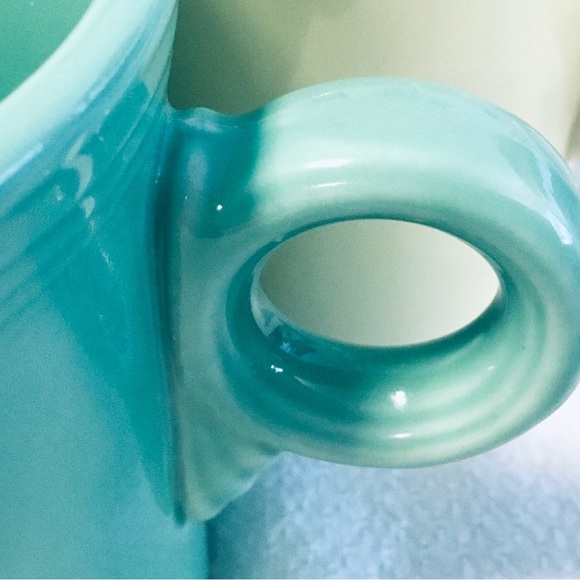 LOT OF 3 FIESTAWARE HOMER LAUGHLIN "TOM & JERRY" RING HANDLE COFFEE MUGS CUPS. - Picture 5 of 10